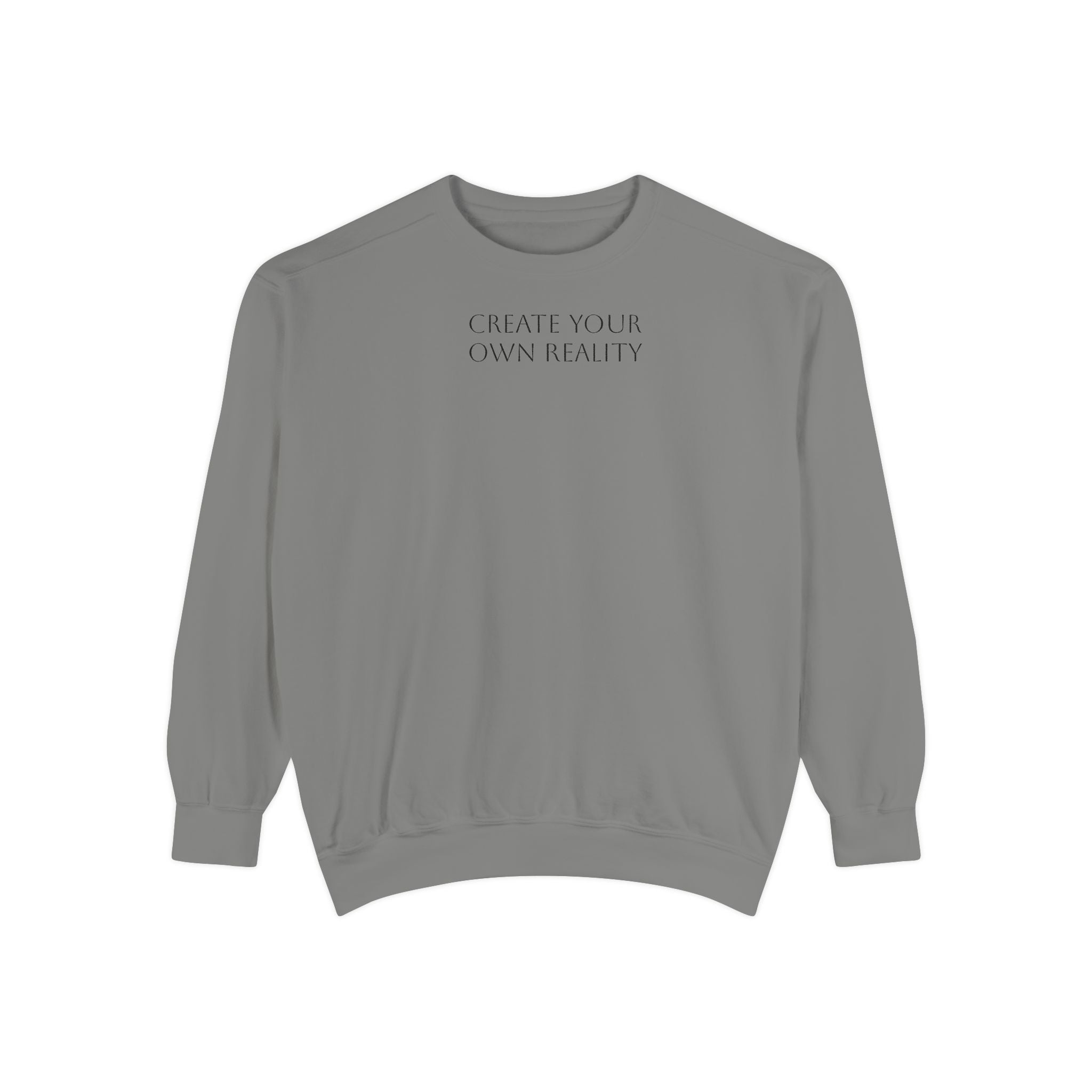 I Create Your Own Reality Sweatshirt — Vintage Statue Moon Graphic Sweatshirt