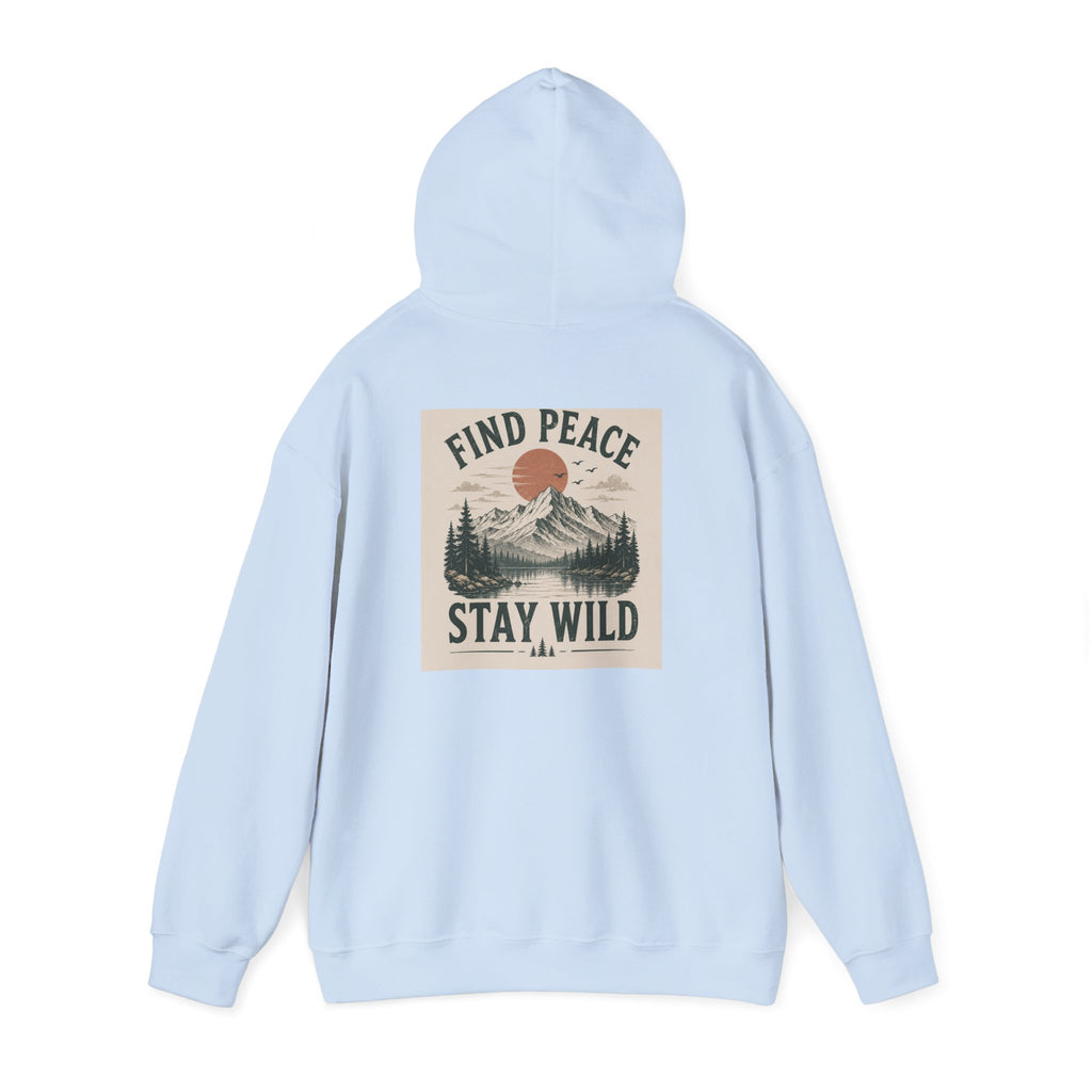 Adventure Hoodie – "Seek Quiet, Find Adventure" Mountain Outdoor Pullover