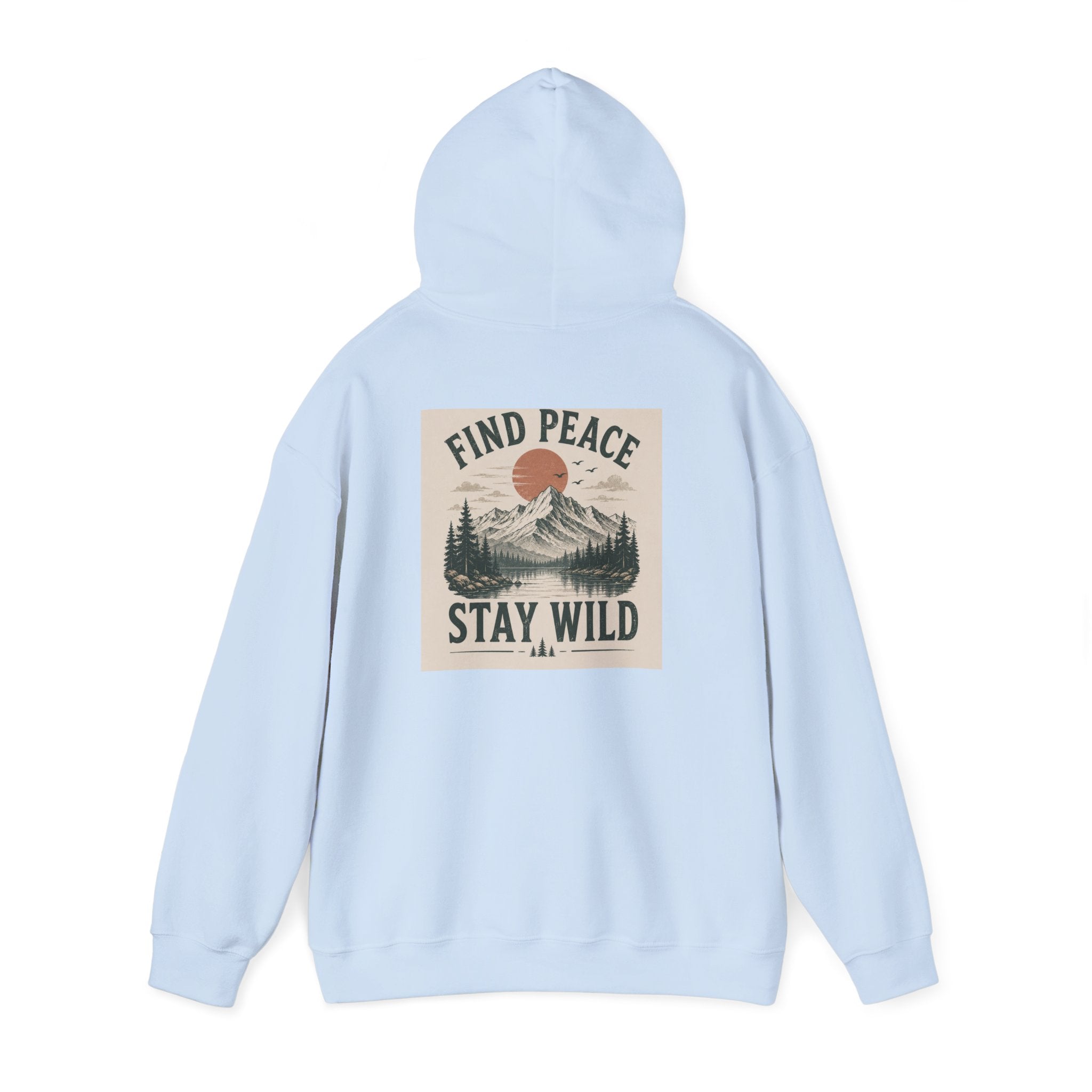 Adventure Hoodie – "Seek Quiet, Find Adventure" Mountain Outdoor Pullover