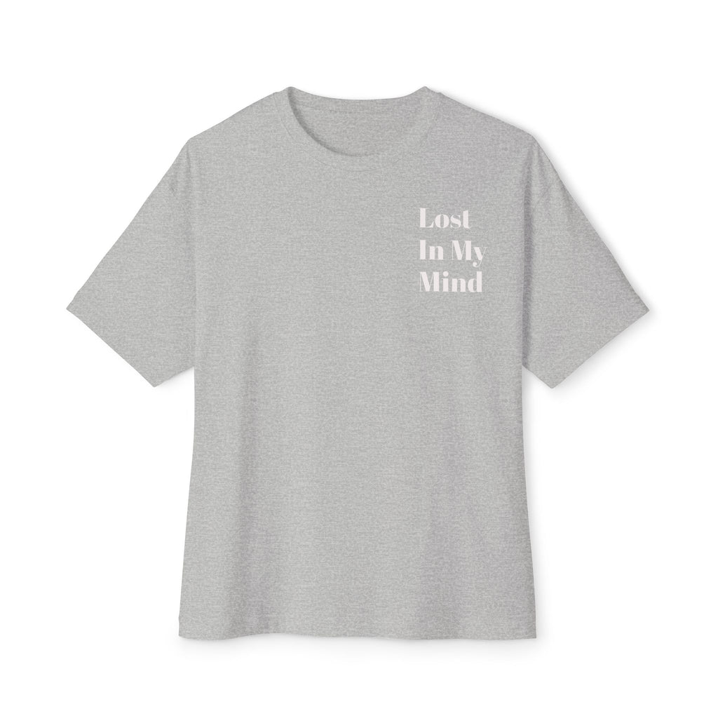 Lost in My Mind Graphic Tee — Retro Collage Art Oversized T-Shirt