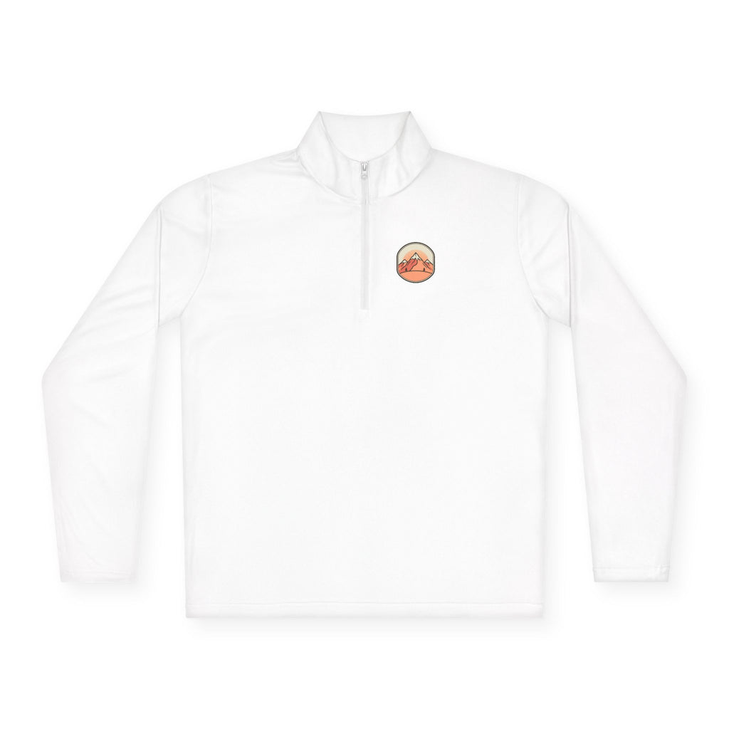 Quarter-Zip Pullover — "Find Peace Stay Wild" Mountain Outdoor Pullover