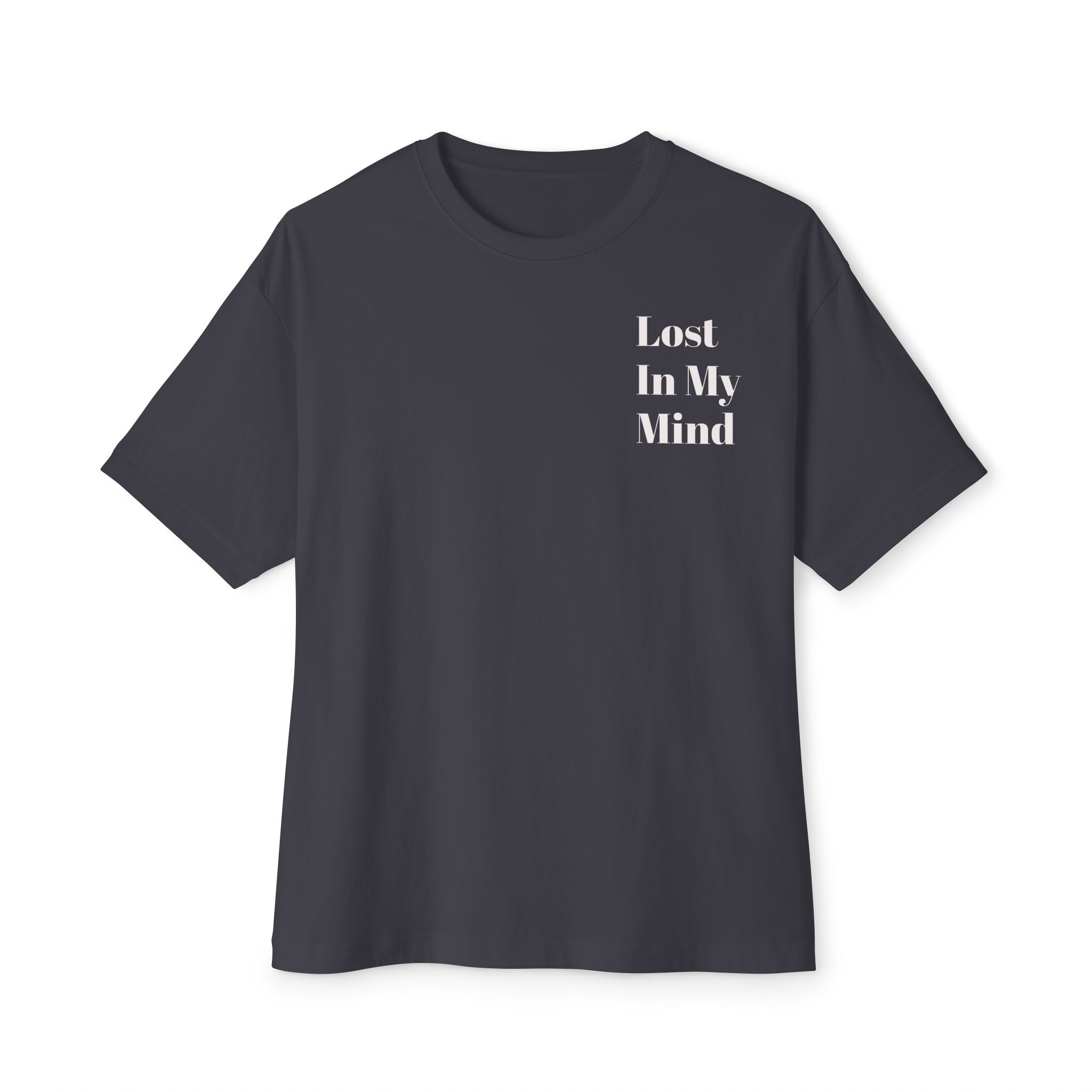 Lost in My Mind Graphic Tee — Retro Collage Art Oversized T-Shirt
