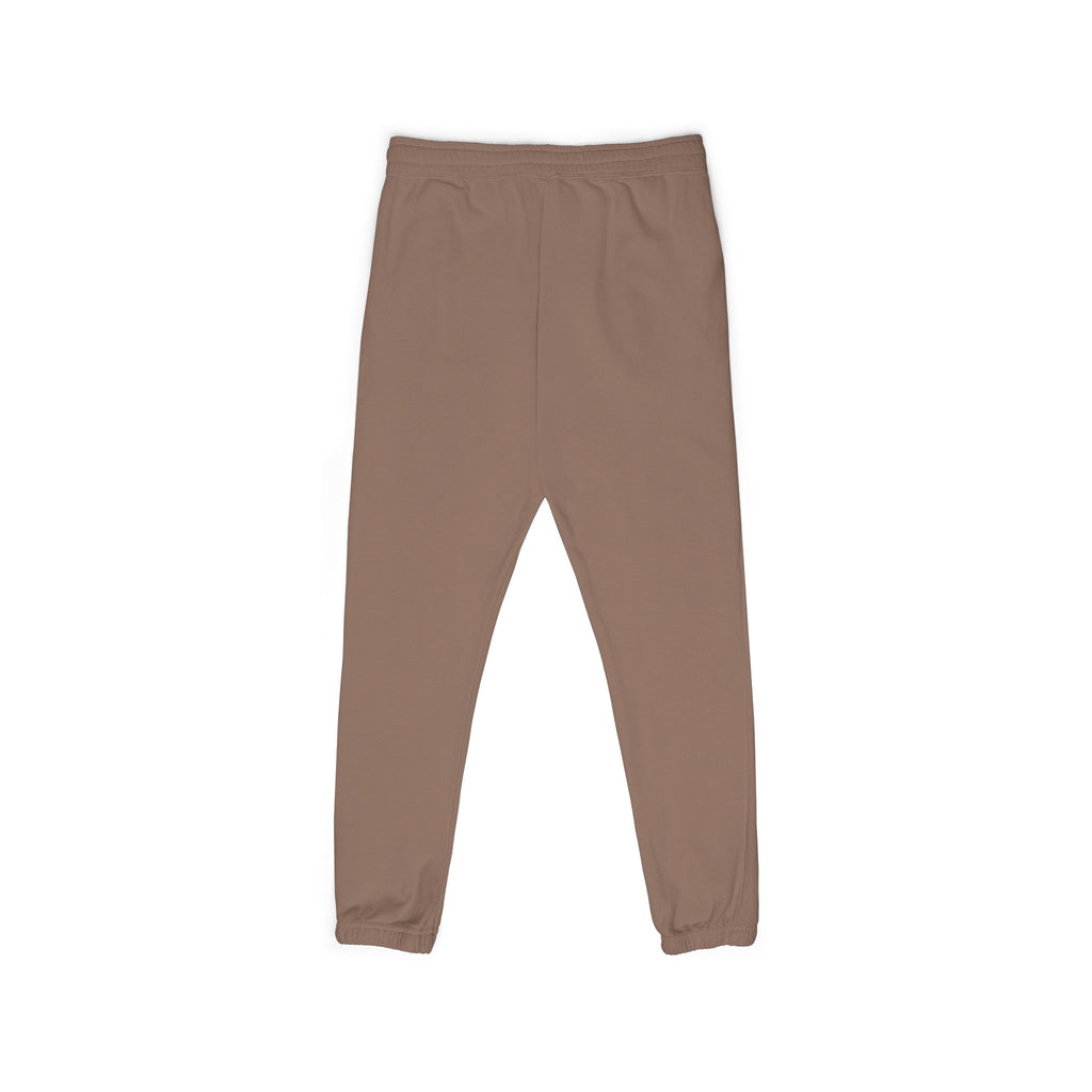 Embroidered Side Logo Fleece Sweatpants — Garment-Dyed Comfort Joggers