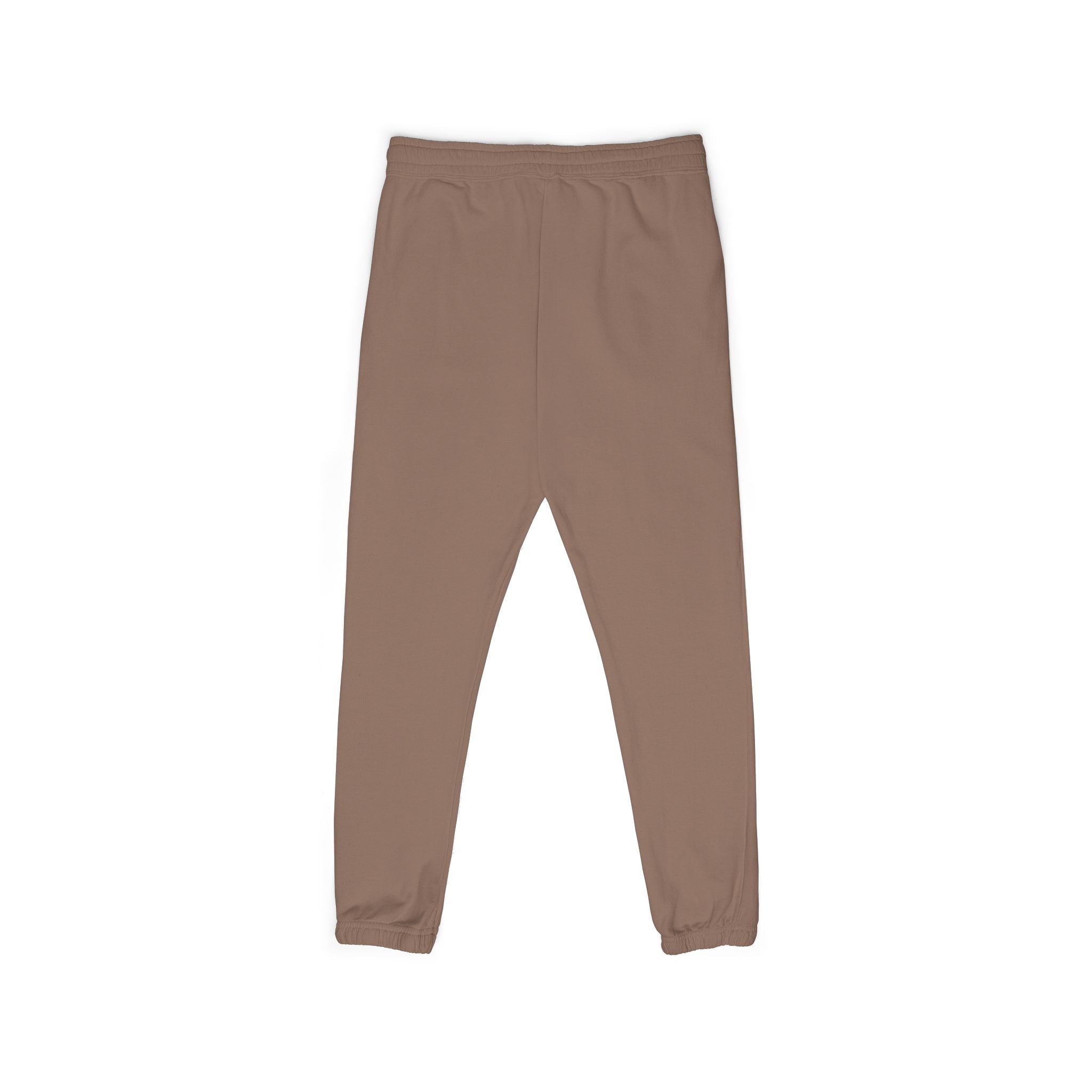 Embroidered Side Logo Fleece Sweatpants — Garment-Dyed Comfort Joggers