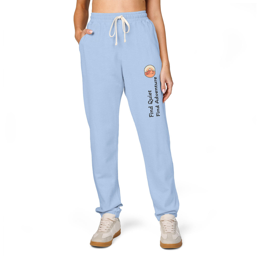 Ember Sunset Sweatpants — 'Find Yours, Feel Alive' Graphic Joggers