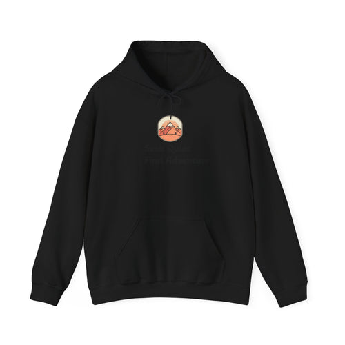Adventure Hoodie – "Seek Quiet, Find Adventure" Mountain Outdoor Pullover