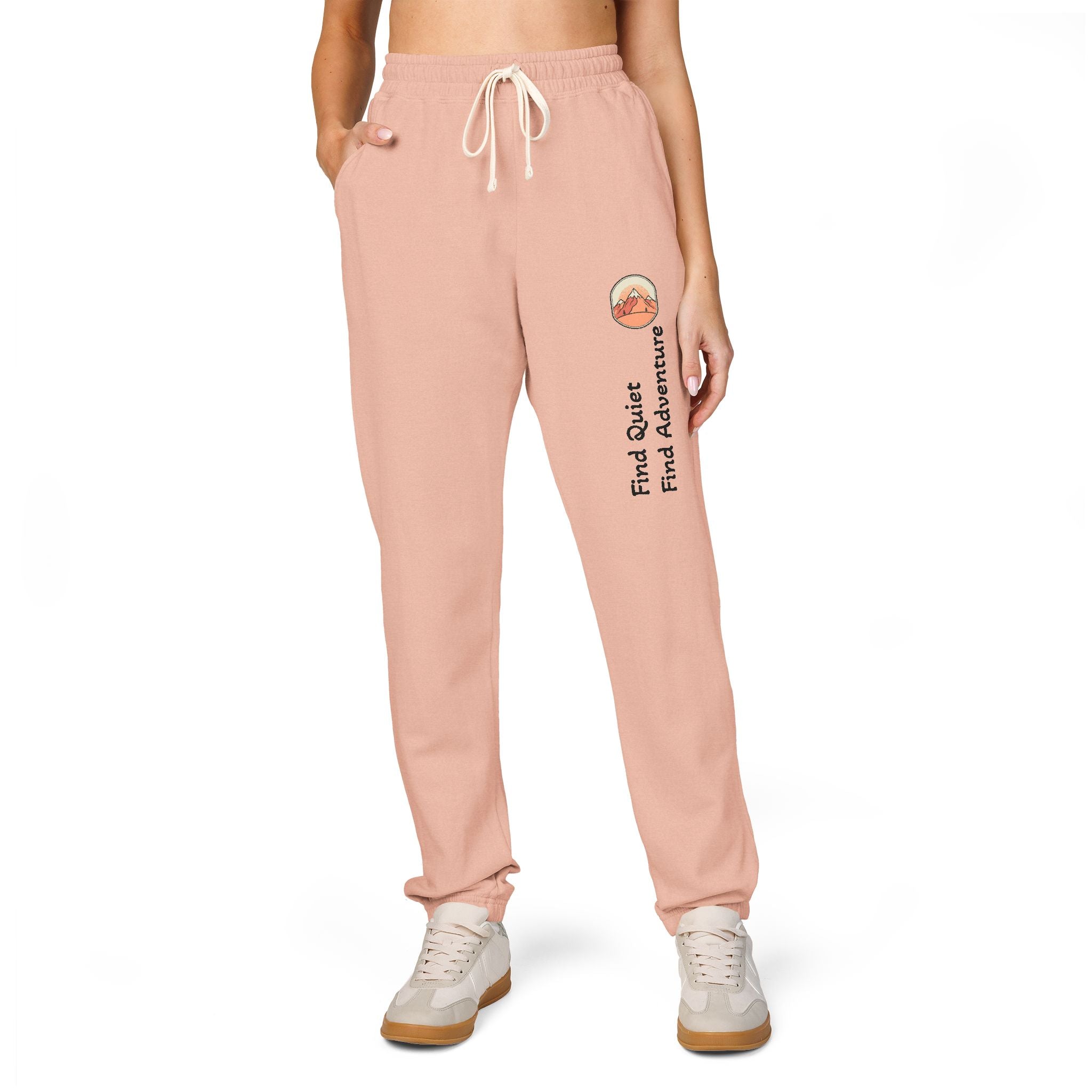 Ember Sunset Sweatpants — 'Find Yours, Feel Alive' Graphic Joggers