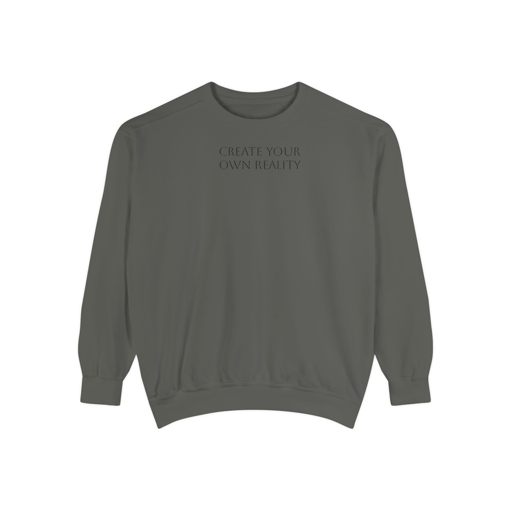 I Create Your Own Reality Sweatshirt — Vintage Statue Moon Graphic Sweatshirt