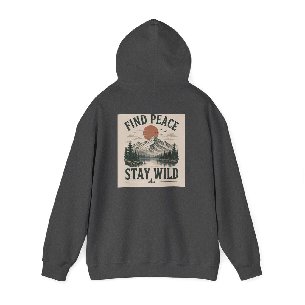 Adventure Hoodie – "Seek Quiet, Find Adventure" Mountain Outdoor Pullover