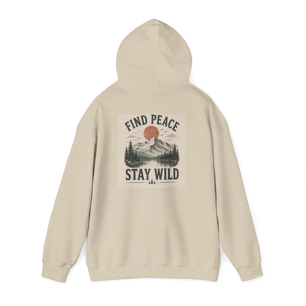 Adventure Hoodie – "Seek Quiet, Find Adventure" Mountain Outdoor Pullover