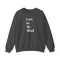 Lost in My Mind Crewneck Sweatshirt — Retro Collage Art Pullover