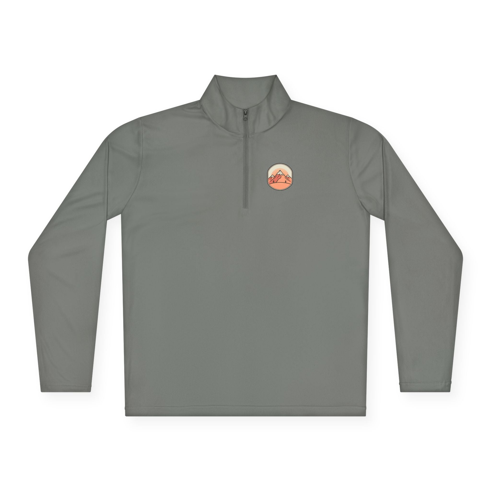 Quarter-Zip Pullover — "Find Peace Stay Wild" Mountain Outdoor Pullover