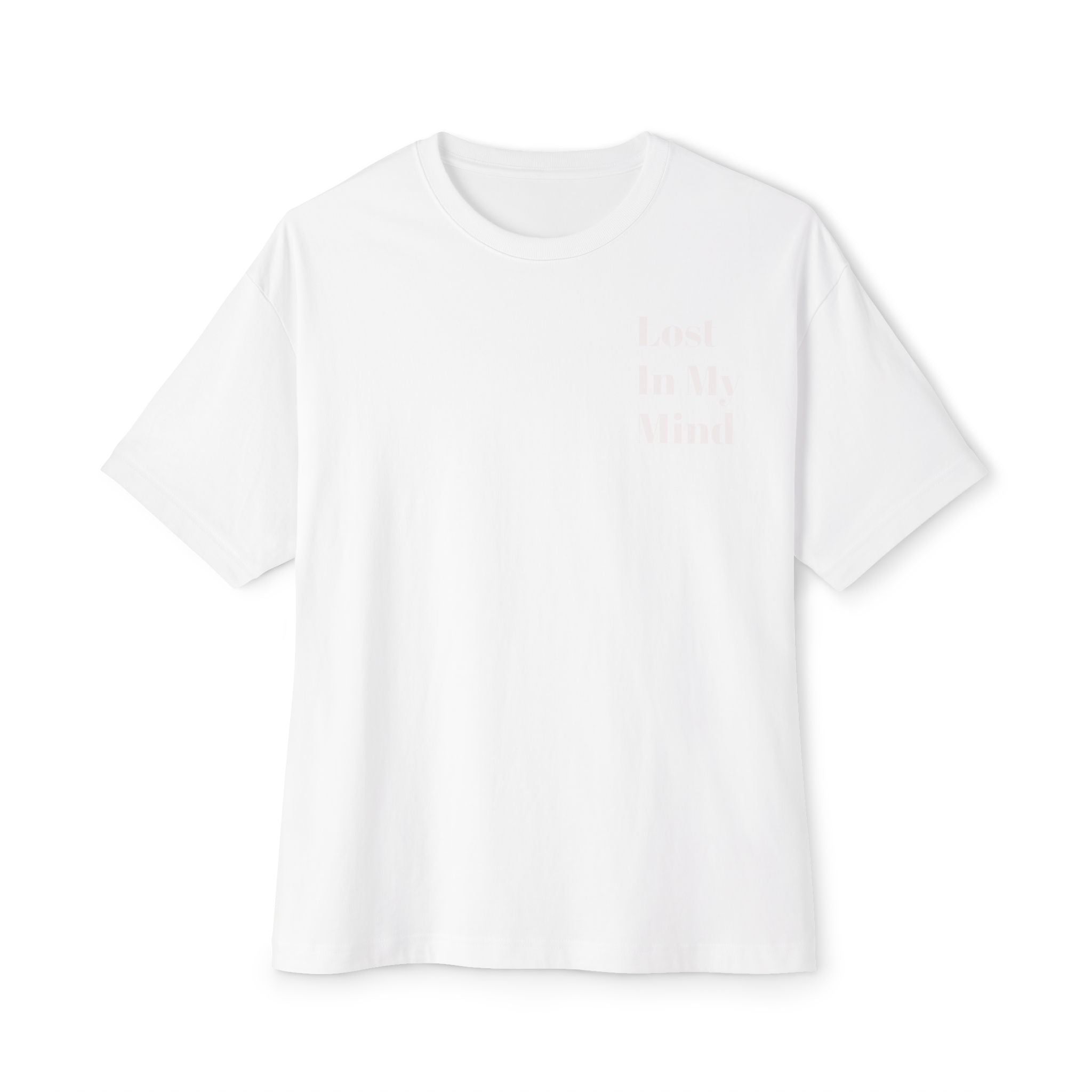 Lost in My Mind Graphic Tee — Retro Collage Art Oversized T-Shirt