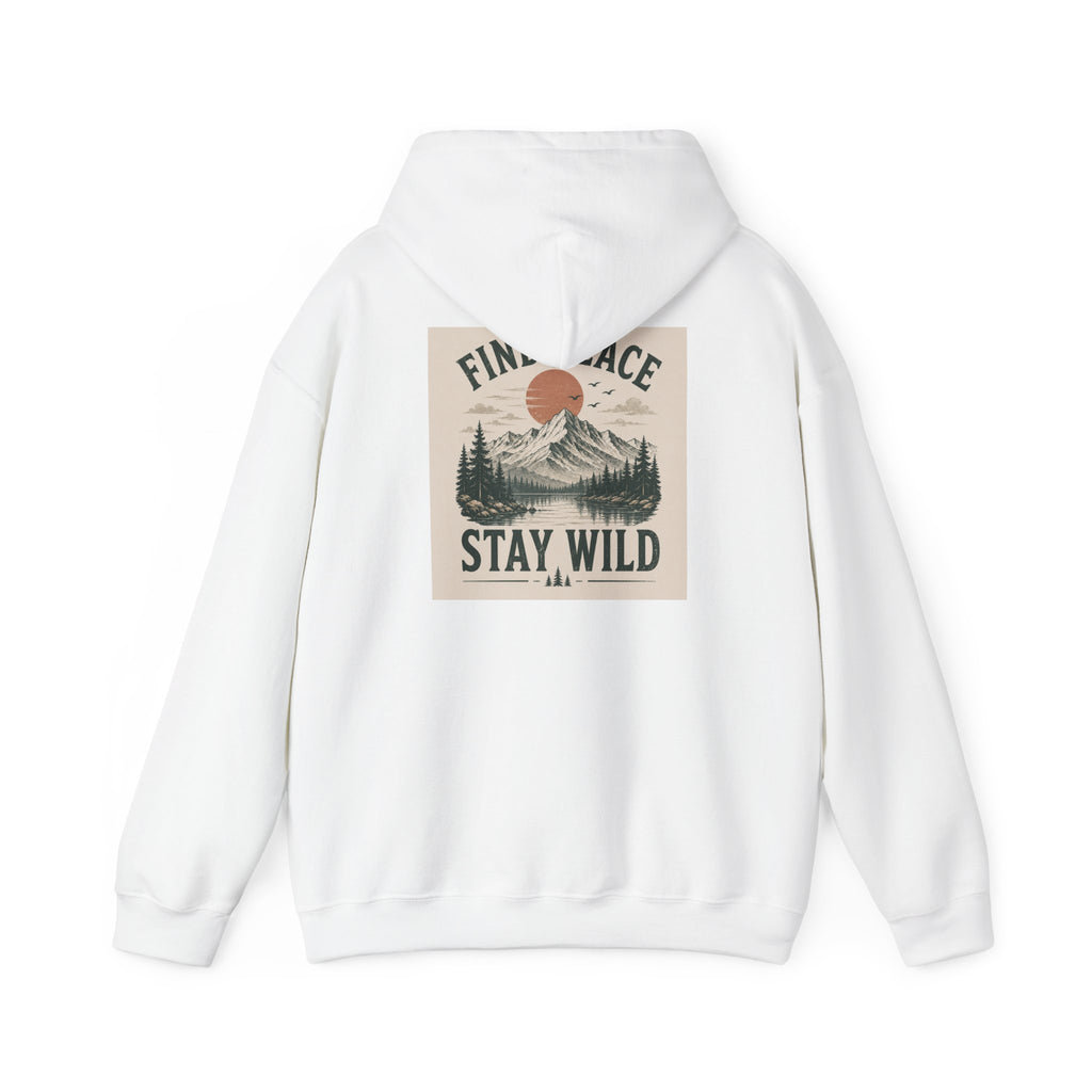 Adventure Hoodie – "Seek Quiet, Find Adventure" Mountain Outdoor Pullover