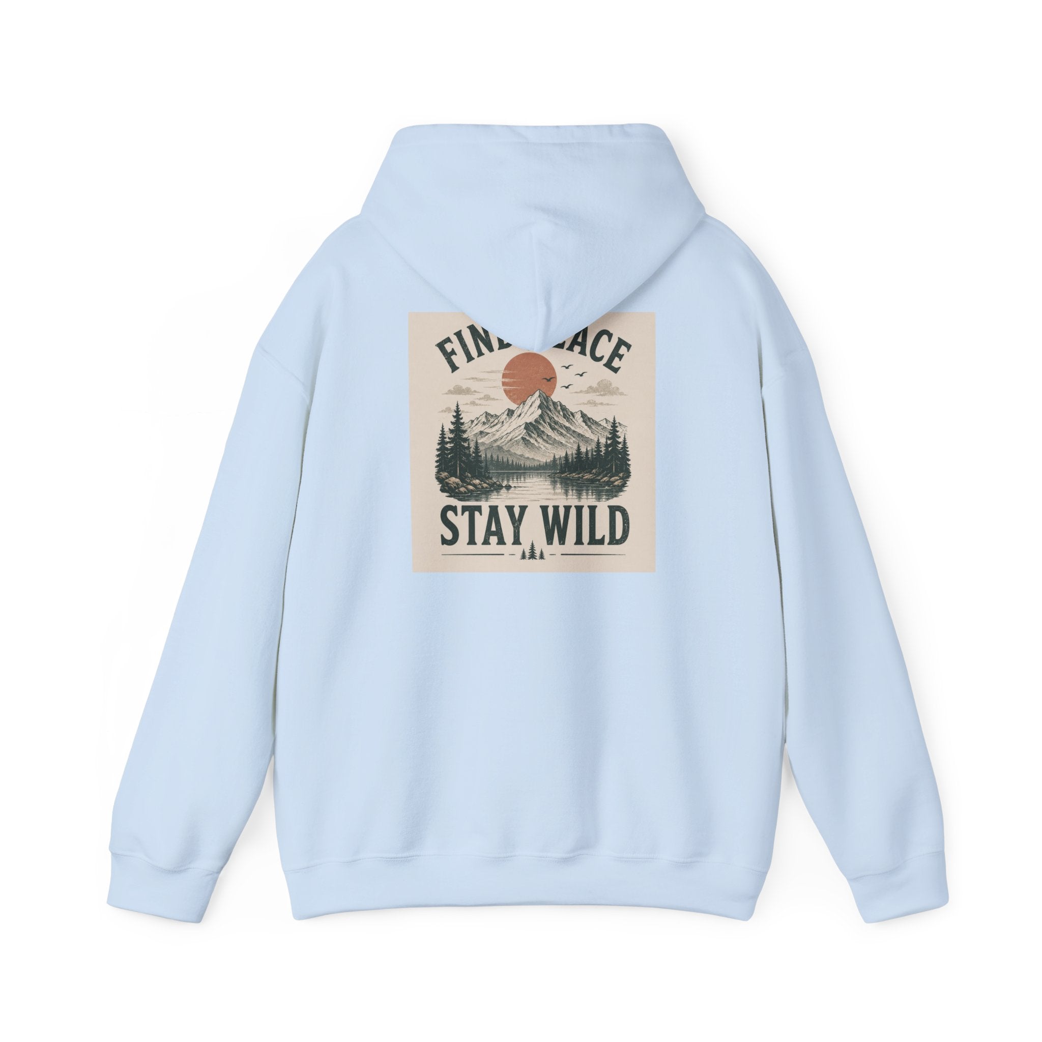 Adventure Hoodie – "Seek Quiet, Find Adventure" Mountain Outdoor Pullover