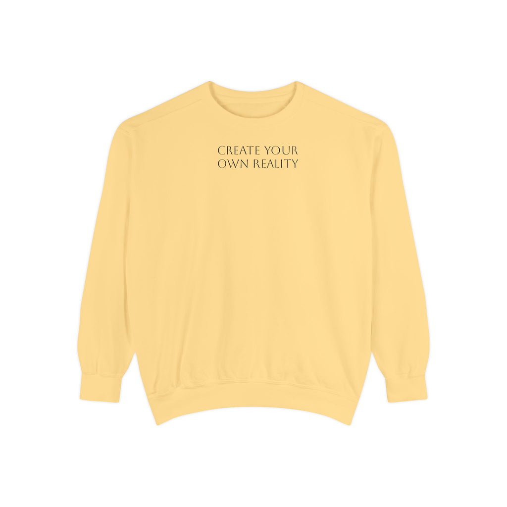 I Create Your Own Reality Sweatshirt — Vintage Statue Moon Graphic Sweatshirt