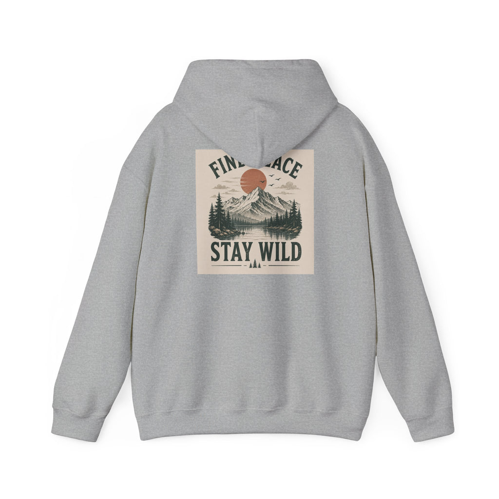 Adventure Hoodie – "Seek Quiet, Find Adventure" Mountain Outdoor Pullover