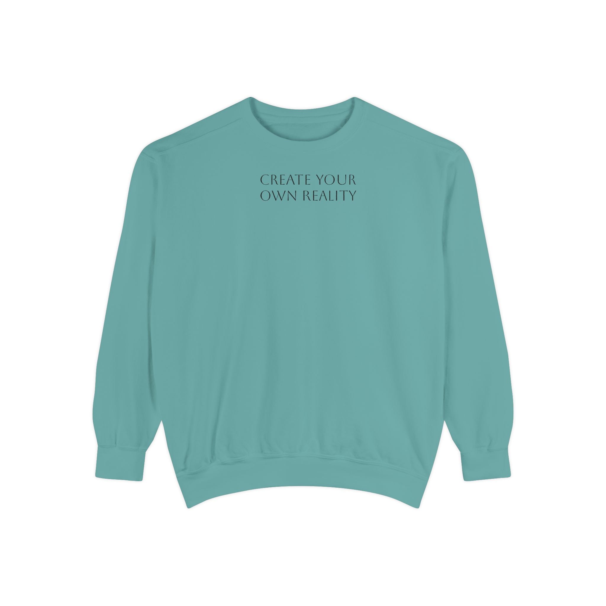 I Create Your Own Reality Sweatshirt — Vintage Statue Moon Graphic Sweatshirt