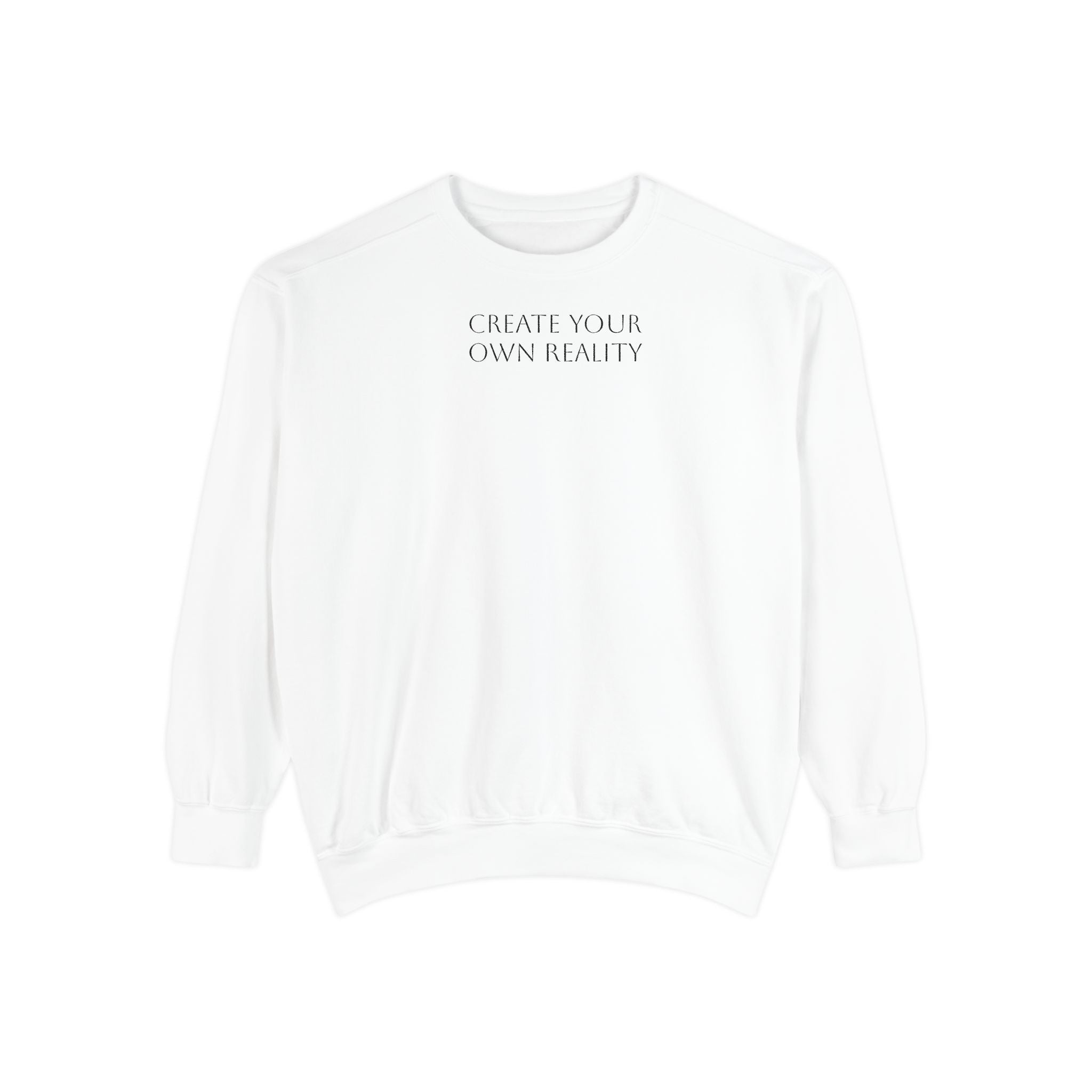 I Create Your Own Reality Sweatshirt — Vintage Statue Moon Graphic Sweatshirt