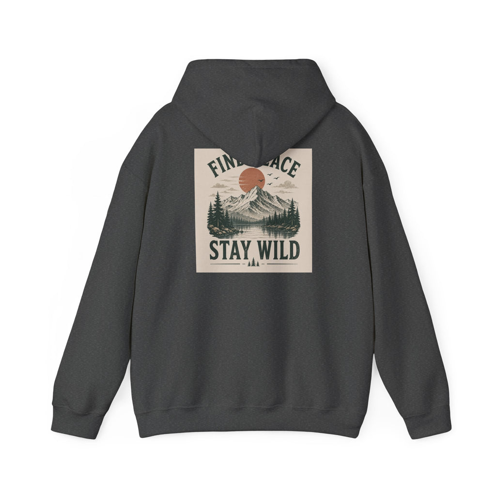 Adventure Hoodie – "Seek Quiet, Find Adventure" Mountain Outdoor Pullover