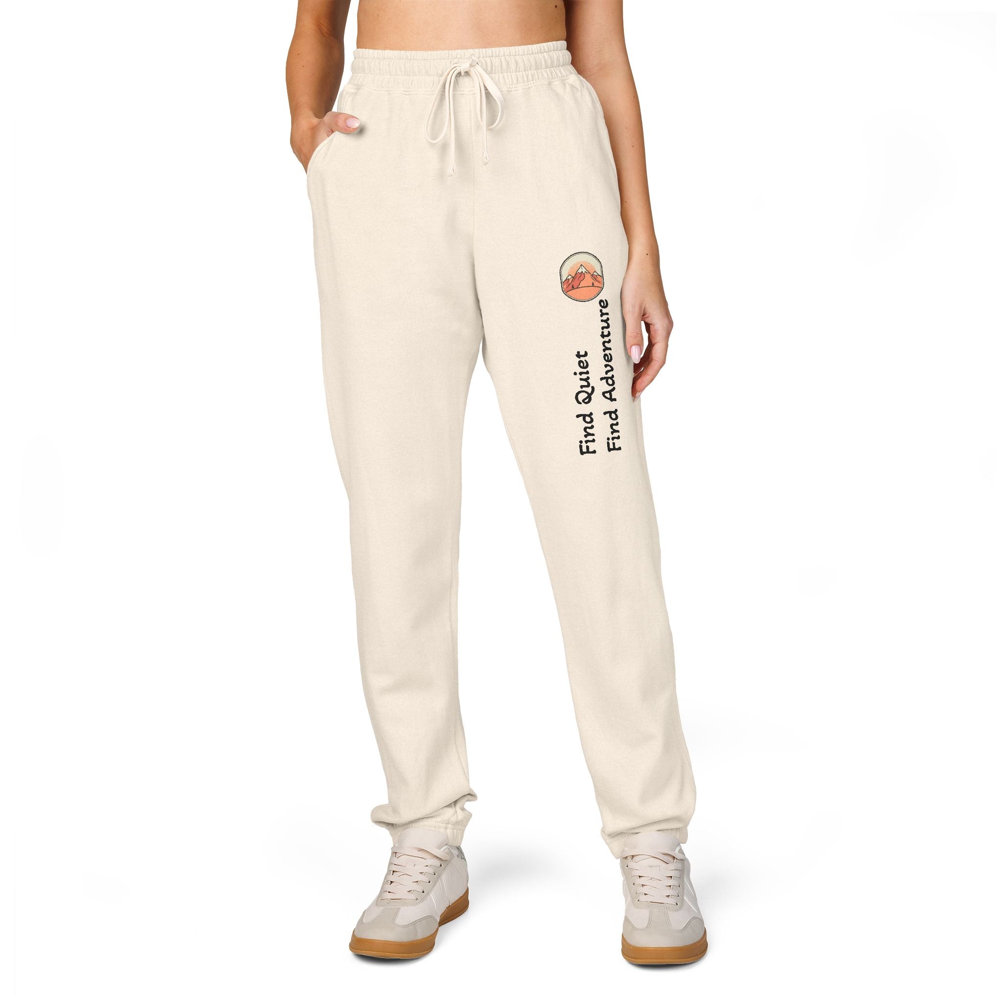 Ember Sunset Sweatpants — 'Find Yours, Feel Alive' Graphic Joggers