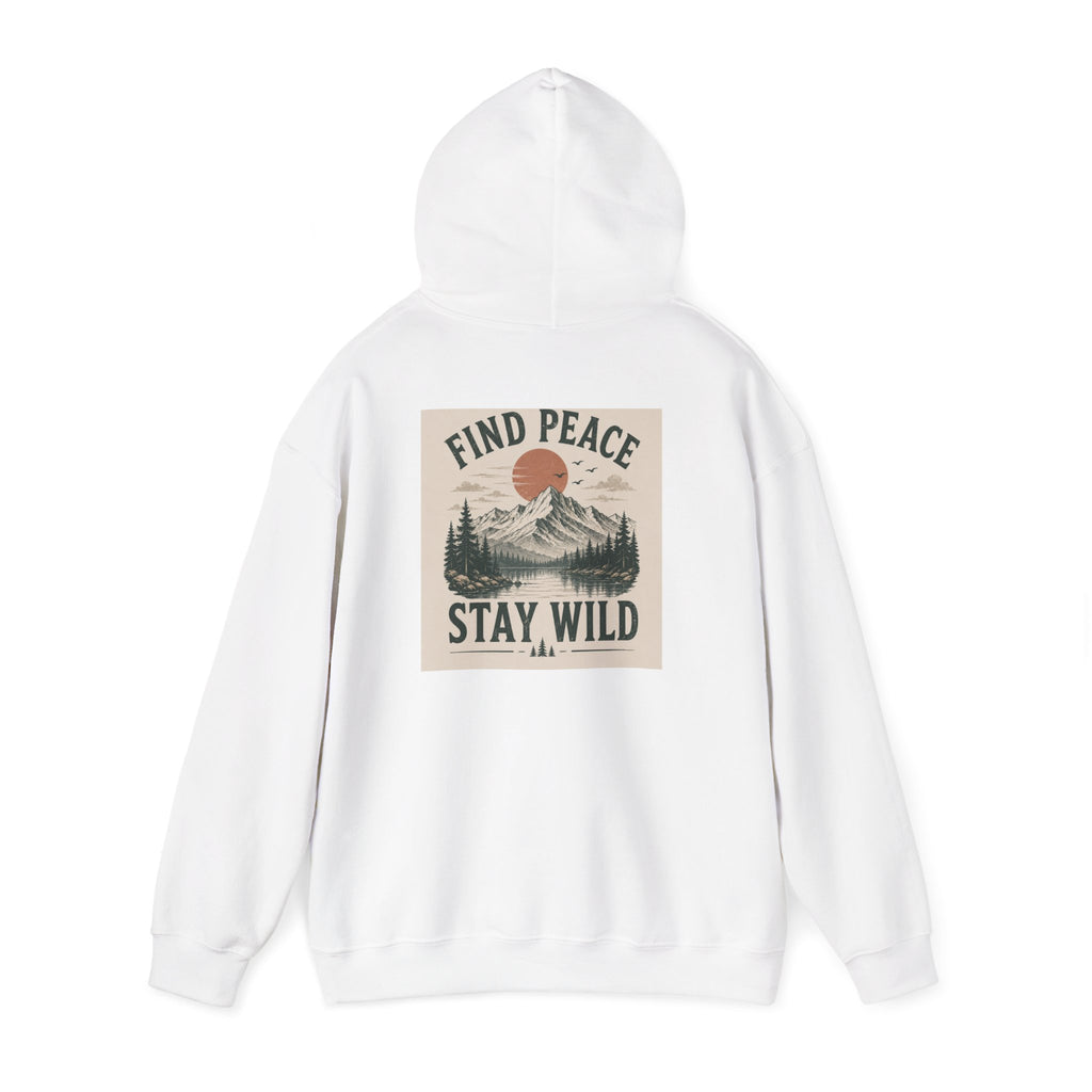 Adventure Hoodie – "Seek Quiet, Find Adventure" Mountain Outdoor Pullover