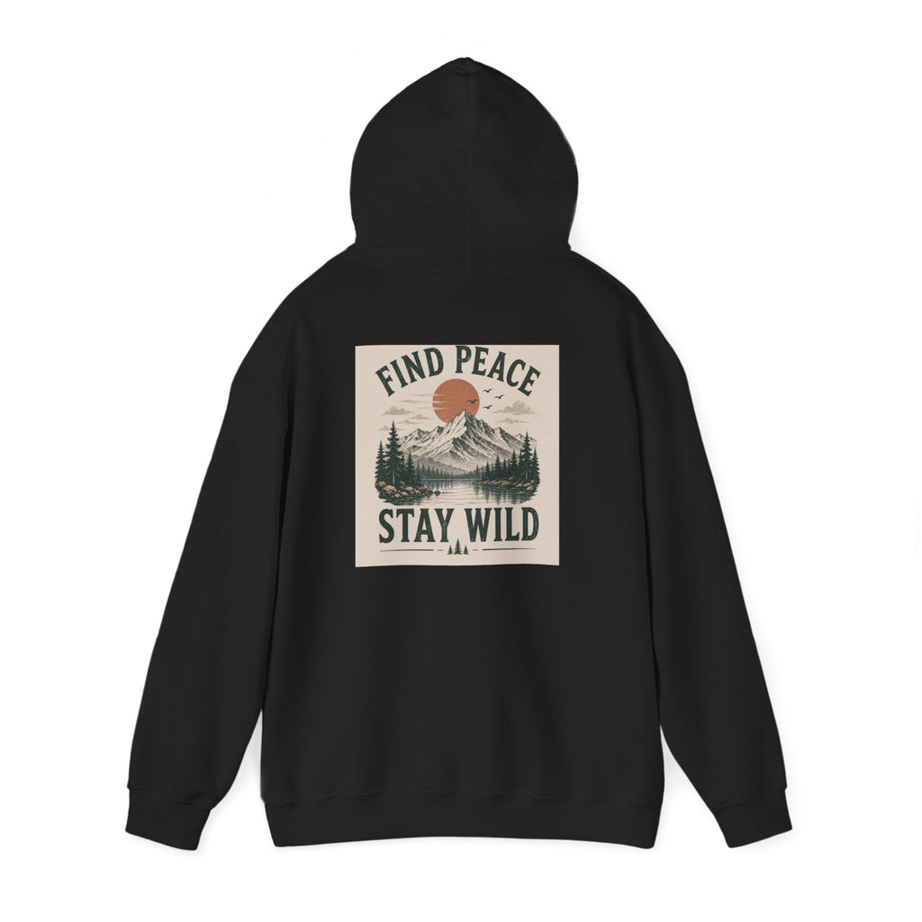 Adventure Hoodie – "Seek Quiet, Find Adventure" Mountain Outdoor Pullover
